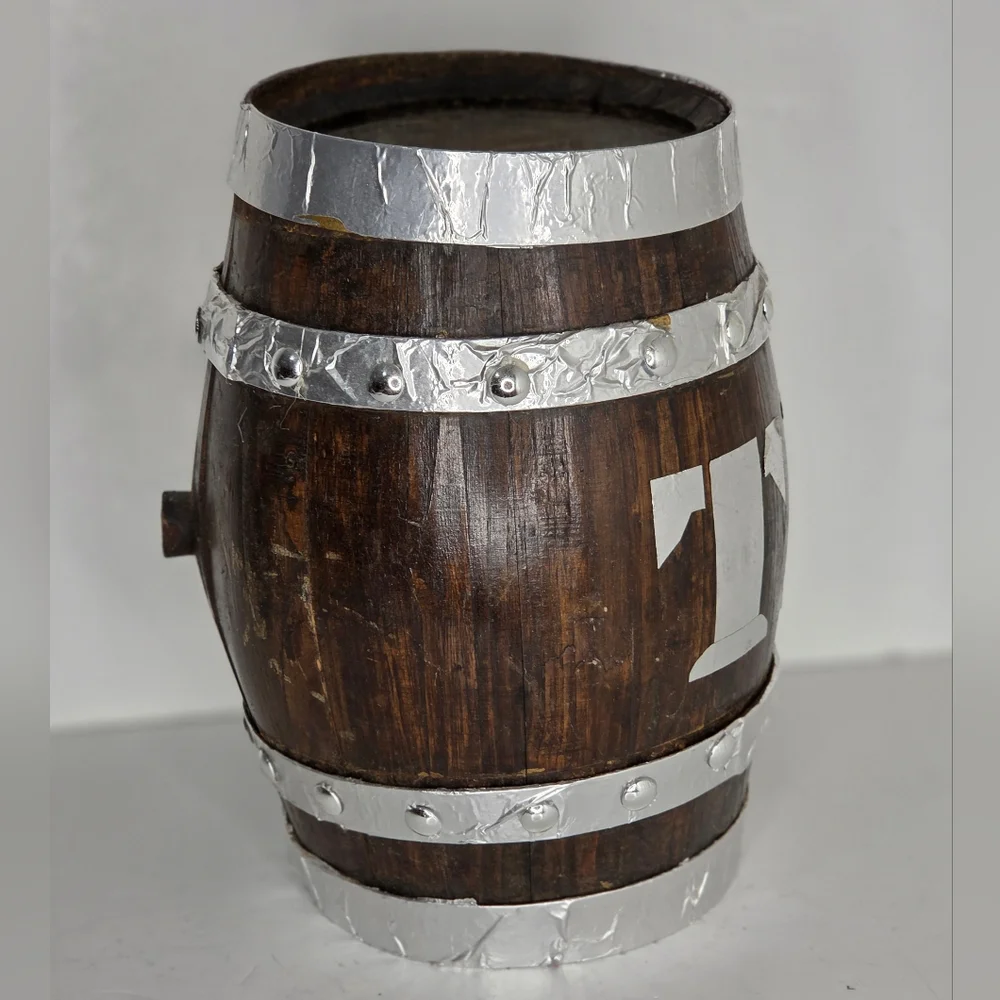 Handmade Upcycled TNT Wooden Whiskey Barrel‎ July 4th Porch Decor
